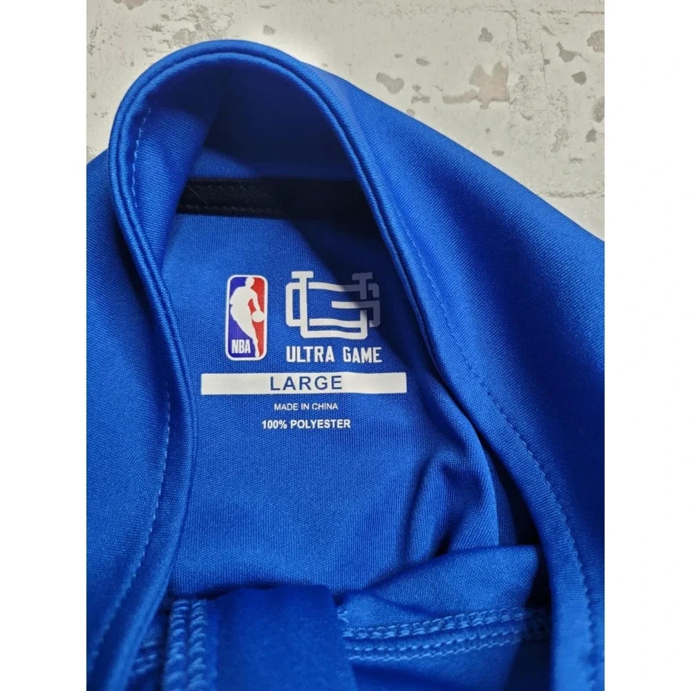 NBA Ultra Game 1/4 Zip Dallas Mavericks Pullover‎ Men's Large Blue Basketball